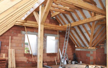 Stagsden West End attic trusses